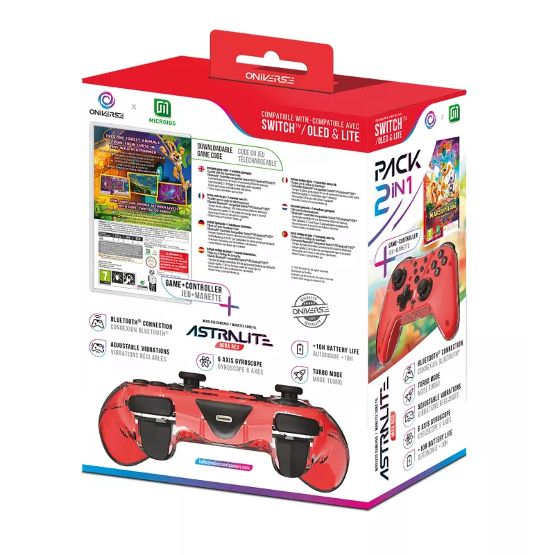 Oniverse Code in Box -paketti Marsupilami + ohjainyksikkö (Switch - PC - Mobile)