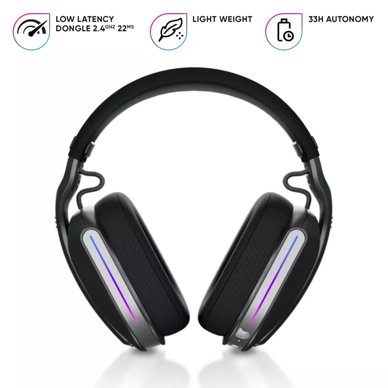 Oniverse langattomat pelikuulokkeet Polaris - Eclipse musta (Multiplatform)