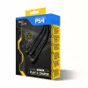 Steelplay Dual Play & Charge -kaapeli ohjaimelle - musta (PS4)