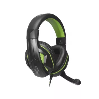 Steelplay johdolliset stereokuulokkeet - Hp-45 - musta/vihreä (Xbox), johdollinen, pelaaminen, 20 - 20000 Hz, 274 g, kuulokkeet, musta, vihreä