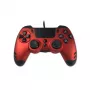 Lexip Metaltech – johdollinen ohjain – rubiininpunainen (Multi), peliohjain, PC, PlayStation 4, D-Pad, Home-painike, Options-painike, Share-painike, analoginen/digitaalinen, monivärinen, johdollinen