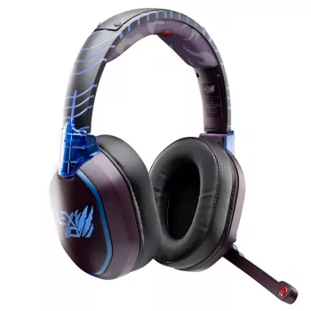 Lexip Madara ”Destruction” Naruto Shippuden -kuulokkeet – Bluetooth, irrotettavalla mikrofonilla – langaton PC:llä, Nintendo Switchillä, Androidilla, iOS:lla ja tabletilla – johdollinen PS4:llä, PS5:llä ja Xboxilla