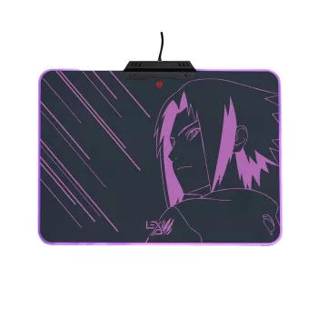 Lexip Sasuke ”Revenge” Naruto Shippuden -hiirimatto – jäykällä mikroteksturoidulla pinnalla ja RGB-valaistuksella