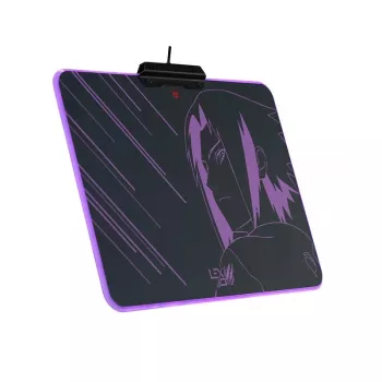 Lexip Sasuke ”Revenge” Naruto Shippuden -hiirimatto – jäykällä mikroteksturoidulla pinnalla ja RGB-valaistuksella