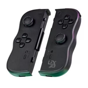 Lexip Adventure Twinpads musta (Switch), peliohjain, Nintendo Switch, Nintendo Switch OLED, Capture-painike, D-Pad, Home-painike, analoginen/digitaalinen, langaton, Bluetooth