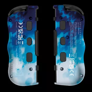 Lexip X CRUNCHYROLL - SUNG JIN-WOO TWIN PADS WL, peliohjain, Nintendo Switch 2, ristiohjain, suuntapainikkeet, analoginen / digitaalinen, langaton, sininen, valkoinen