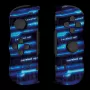 Lexip X CRUNCHYROLL - LEVEL UP WL TWIN PADS, peliohjain, Nintendo Switch 2, ristiohjain, suuntapainikkeet, analoginen / digitaalinen, langaton, musta, sininen