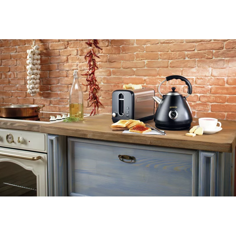 Gorenje T1100CLBK 6 2 viipaletta 1100 W musta