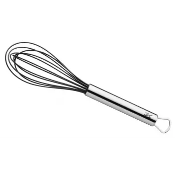 WMF pallovispilä 25 cm Profi Plus, musta, ruostumaton teräs, silikoni, ruostumaton teräs, 250 mm