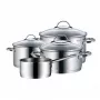 WMF Provence Plus kattilasarja 4-osainen, ruostumaton teräs