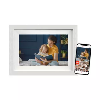 Braun DigiFrame 10W digitaalinen valokuvakehys valkoinen 25,6 cm (10,1 tuumaa) kosketusnäyttö Wi-Fi