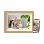 Braun DigiFrame 10W digitaalinen valokuvakehys valkoinen, puu 25,6 cm (10,1 tuumaa) kosketusnäyttö WLAN