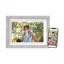 Braun DigiFrame 10W digitaalinen valokuvakehys harmaa, valkoinen 25,6 cm (10,1 tuumaa) kosketusnäyttö Wi-Fi