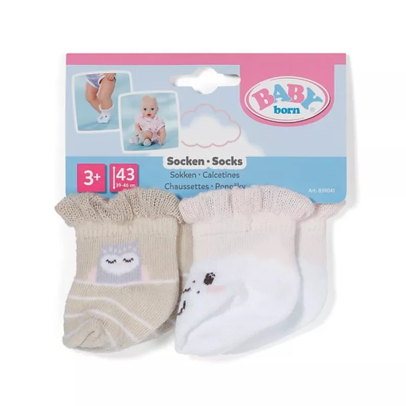 BABY born sukat lammas 2 paria 43cm nuken sukat