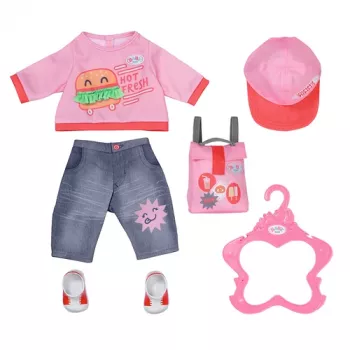 BABY born Snack Shop -asu 43 cm nuken vaatesetti
