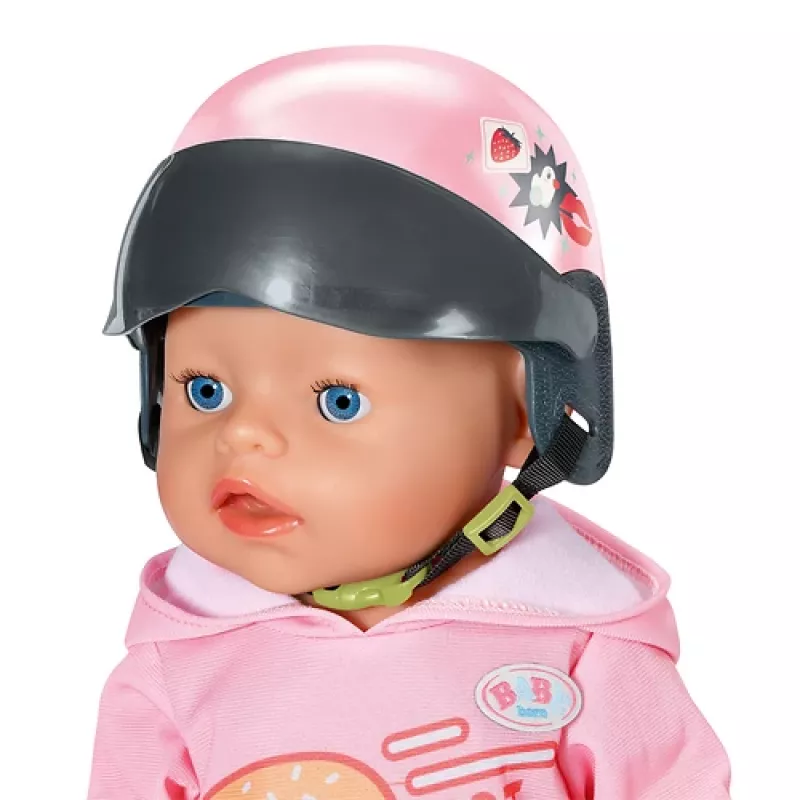 BABY born rullaluistelukypärä 43 cm, nuken kypärä