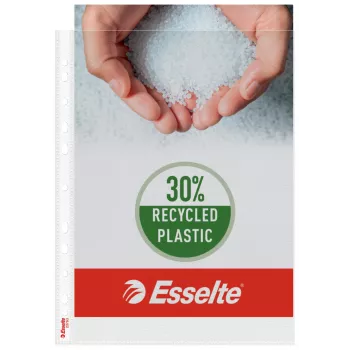 Esselte muovitasku A4 75 my, kirkas, 100 kpl