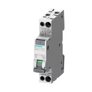 Siemens 5SV1316-7KK16 johdonsuojakatkaisija FI/LS-kytkin (RCBO) tyyppi A 1P+N