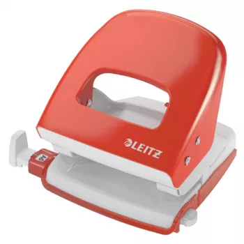Leitz rei'itin 5008 NeXXt, 2-reikäinen 30 arkkia, 30 arkkia, punainen, metalli, 8 cm, A6, 5,5 mm