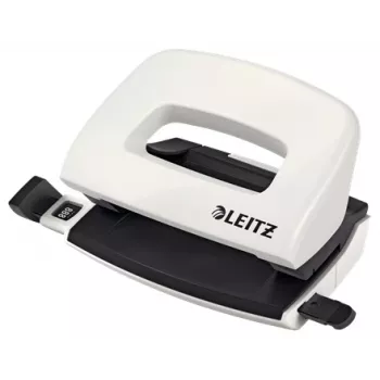 Leitz NeXXt rei'itin WOW Mini 2-reikäinen / 10 arkkia, 10 arkkia, valkoinen, musta, muovi, 8 cm, 5,5 mm