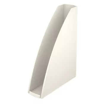 Leitz WOW aikakauslehtikotelo, valkoinen, muovi, A4, 258 mm, 258 mm, 290 g