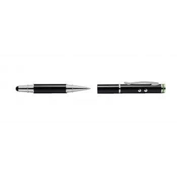 Leitz Stylus pens 4 in one Complete kosketusnäyttölaitteille, universaali, merkkisopivuus, musta, iPad, messinki, silikoni, LR41