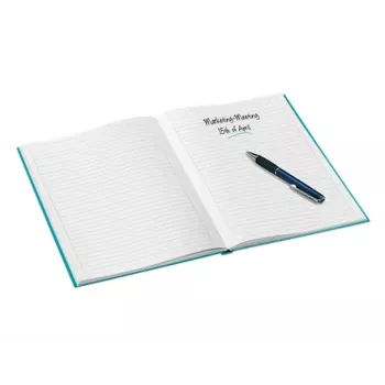 Leitz WOW muistikirja A4 viivoitettu kovakantisena 90 g/80 arkkia, kuvio, sininen, A4, 80 arkkia, 80 g/m², viivoitettu paperi