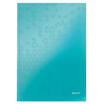 Leitz WOW muistikirja A4 ruudullinen kovakantisena 90 g/80 arkkia, kuvio, sininen, A4, 80 arkkia, 80 g/m², ruudullinen paperi