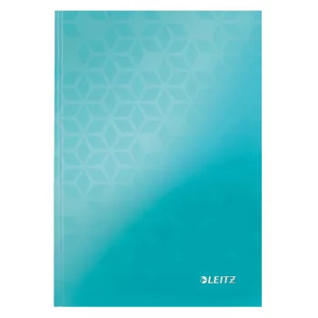 Leitz WOW muistikirja A5 ruudullinen kovakantisena, kuvio, sininen, A5, 80 arkkia, 80 g/m², ruudullinen paperi