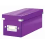 Leitz Click & Store WOW CD-säilytyslaatikko, violetti, kartonki, 440 g