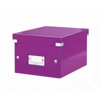 Leitz Click & Store WOW pieni säilytyslaatikko, violetti, kartonki, 540 g