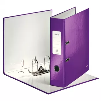 Leitz vipukansio 180° WOW POB/laminoitu A4/80mm, A4, kartonki, violetti, 600 arkkia, 80 g/m², 8 cm