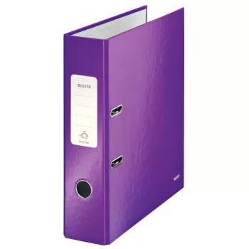 Leitz vipukansio 180° WOW POB/laminoitu A4/80mm, A4, kartonki, violetti, 600 arkkia, 80 g/m², 8 cm