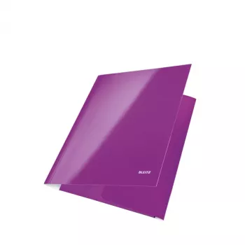 Leitz 3-klaffinen kansio WOW kartonki/POB A4, A4, polypropeeni (PP), violetti, 250 arkkia, 80 g/m², paperi