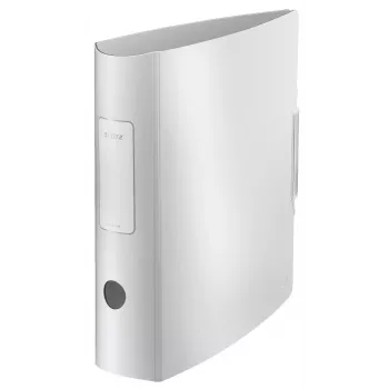 Leitz vipumekanismilla varustettu kansio 180° Active Style PP A4/80mm, A4, polyfoam, valkoinen, 500 arkkia, 80 g/m², 8,2 cm