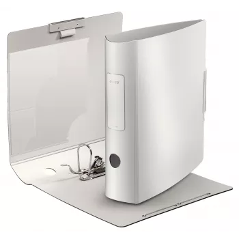 Leitz vipumekanismilla varustettu kansio 180° Active Style PP A4/80mm, A4, polyfoam, valkoinen, 500 arkkia, 80 g/m², 8,2 cm