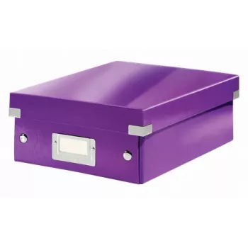 Leitz Click & Store WOW pieni järjestelylaatikko, violetti, kartonki, 600 g
