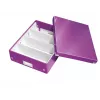 Leitz Click & Store WOW keskikokoinen järjestelylaatikko, violetti, kartonki, 880 g