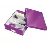Leitz Click & Store WOW keskikokoinen järjestelylaatikko, violetti, kartonki, 880 g
