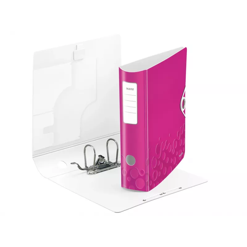 Leitz Active PP WOW -vipukansio A4/80 mm, A4, polyfoam, roosa, 500 arkkia, 80 g/m², 8,2 cm