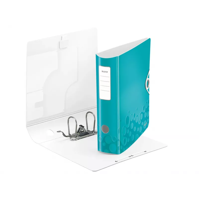 Leitz Active PP WOW -vipukansio A4/80 mm, A4, polyfoam, turkoosi, 500 arkkia, 80 g/m², 8,2 cm