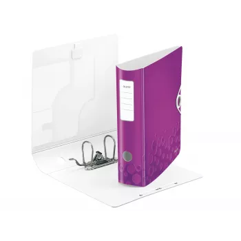 Leitz Active PP WOW -vipukansio A4/80 mm, A4, polyfoam, violetti, 500 arkkia, 80 g/m², 8,2 cm