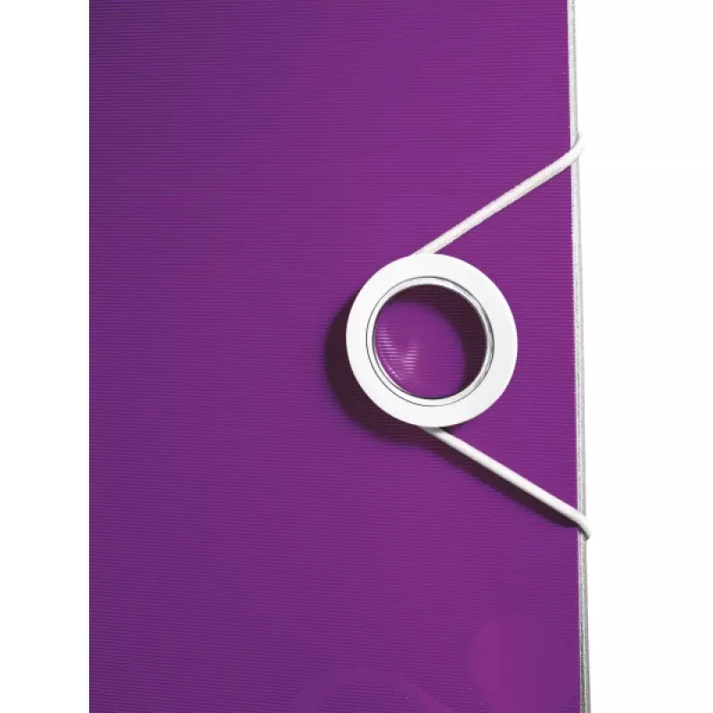 Leitz Active PP WOW -vipukansio A4/65 mm, A4, polyfoam, violetti, 350 arkkia, 80 g/m², 6,5 cm