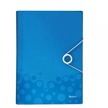 Leitz WOW -projektikansio PP, A4, polypropeeni (PP), sininen, 200 arkkia, 254 mm, 38 mm