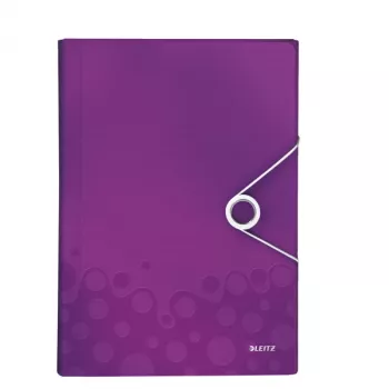 Leitz WOW -projektikansio PP, A4, polypropeeni (PP), violetti, 200 arkkia, 254 mm, 38 mm