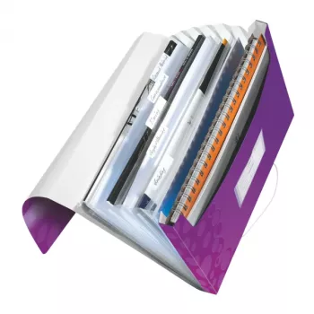 Leitz WOW -projektikansio PP, A4, polypropeeni (PP), violetti, 200 arkkia, 254 mm, 38 mm