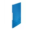 Leitz WOW -näyttökirja PP 20 taskua, sininen, metalli, polyvinyylikloridi (PVC), 20 taskua, A4, 231 mm, 13 mm
