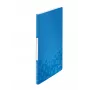 Leitz WOW -näyttökirja PP 20 taskua, sininen, metalli, polyvinyylikloridi (PVC), 20 taskua, A4, 231 mm, 13 mm
