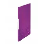 Leitz WOW -näyttökirja PP 20 taskua, metalli, violetti, polyvinyylikloridi (PVC), 20 taskua, A4, 231 mm, 13 mm