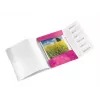 Leitz WOW PP -rengaskansio 6 välilehdellä, A4, polypropeeni (PP), metalli, pinkki, 200 arkkia, 260 mm, 17 mm